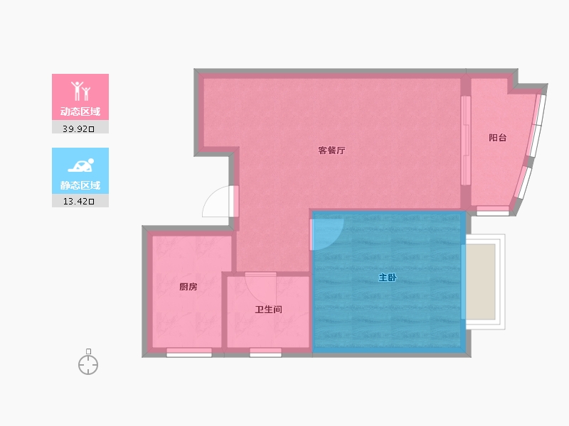 福建省-厦门市-南湖中祥大厦-52.92-户型库-动静分区