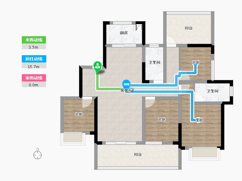 广西壮族自治区-南宁市-广源凤岭1号-102.59-户型库-动静线