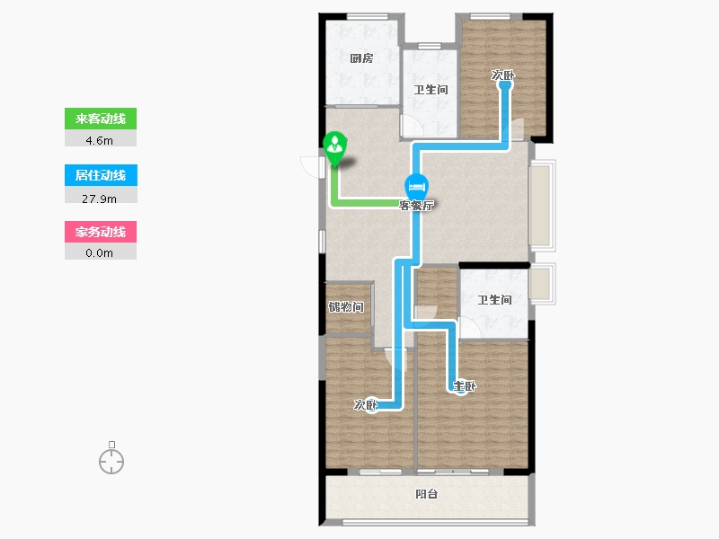 浙江省-宁波市-绿城·通山未来社区-159.20-户型库-动静线