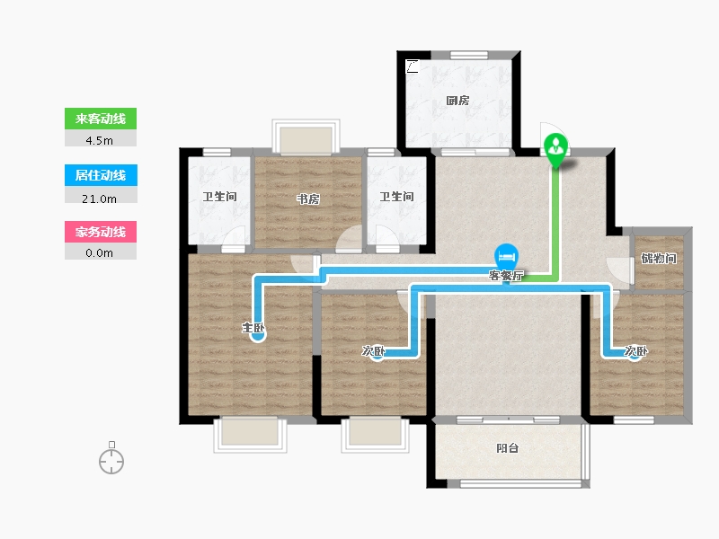 江西省-南昌市-华润万象城-114.40-户型库-动静线