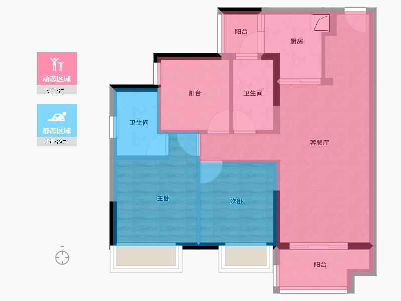 广东省-佛山市-常乐府-67.48-户型库-动静分区