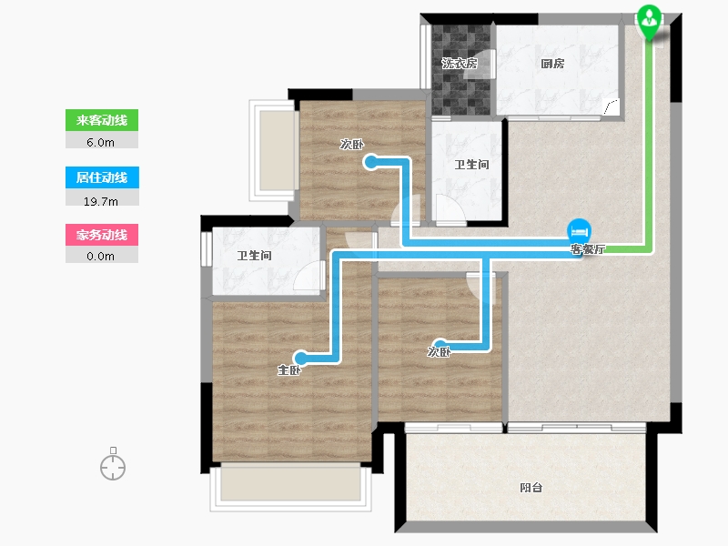 广西壮族自治区-南宁市-山湖海上城-83.55-户型库-动静线