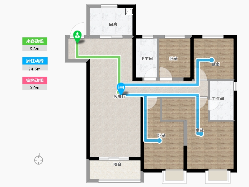 甘肃省-兰州市-华润置地未来城市-112.00-户型库-动静线