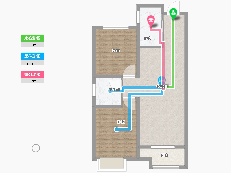 山西省-太原市-中海国际社区-72.01-户型库-动静线