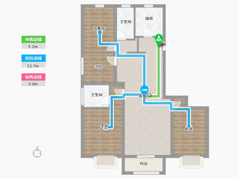 山西省-太原市-融创中心-97.28-户型库-动静线