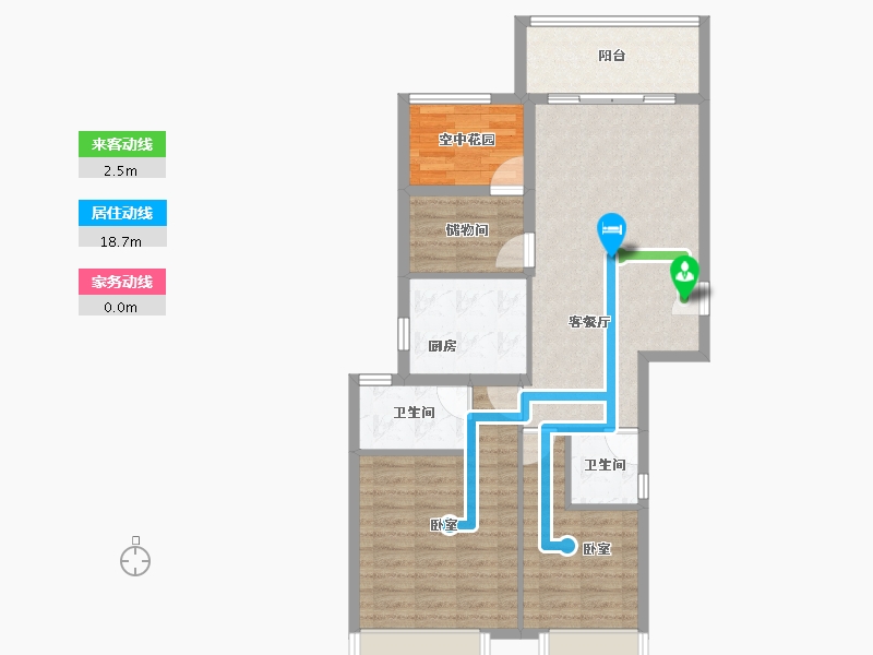 广东省-佛山市-保利中交大都汇-82.96-户型库-动静线