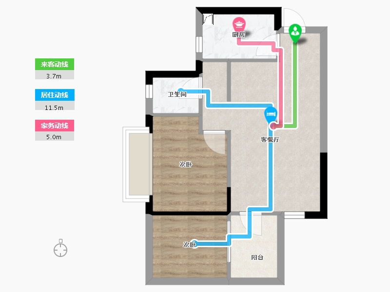 广西壮族自治区-南宁市-荣和公园里-47.19-户型库-动静线