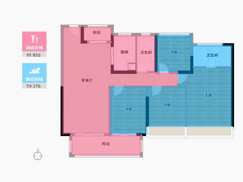 广东省-肇庆市-湾区西部华侨城-112.01-户型库-动静分区