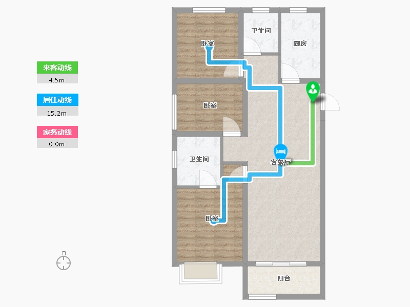 山西省-太原市-太原·龙湖天鉅-86.40-户型库-动静线