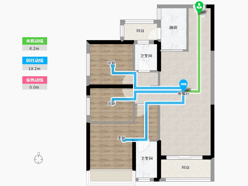 广东省-肇庆市-碧桂园龙熹山-78.58-户型库-动静线