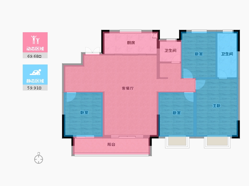 江西省-南昌市-南昌旭辉中心-117.59-户型库-动静分区