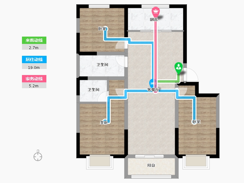 山西省-太原市-融超悦府-91.63-户型库-动静线