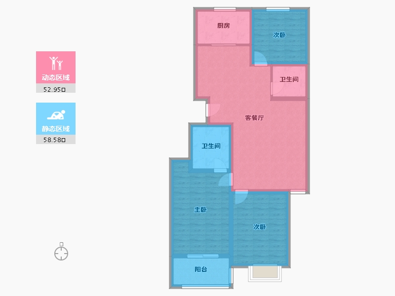 河南省-郑州市-泰宏建业国际城-100.00-户型库-动静分区