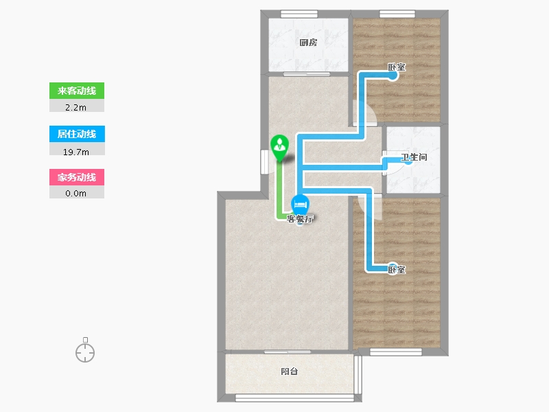 河北省-廊坊市-市场嘉园小区-89.00-户型库-动静线