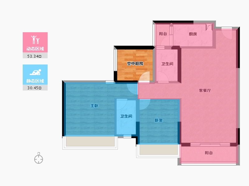 广东省-佛山市-三水冠军城-80.22-户型库-动静分区