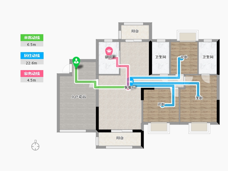 广东省-中山市-东城四季-108.82-户型库-动静线