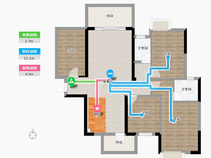 广西壮族自治区-南宁市-阿尔卑斯-102.24-户型库-动静线