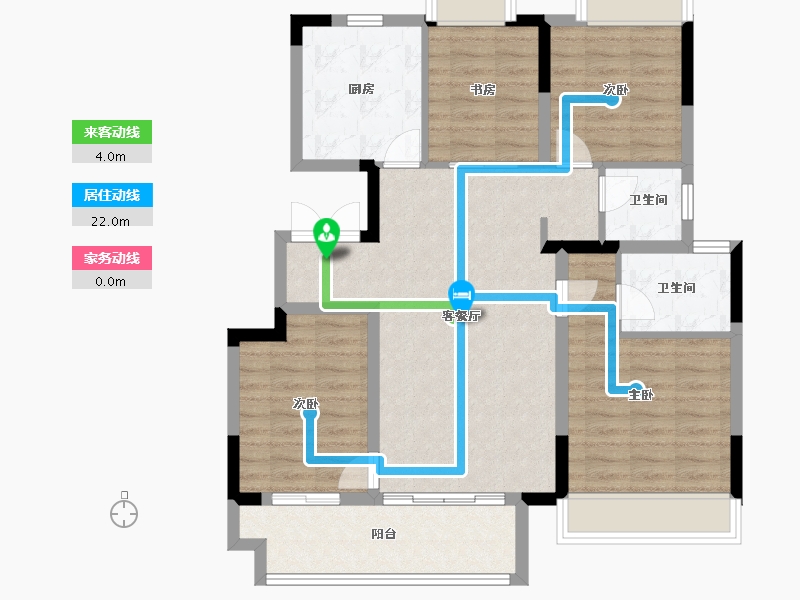 江苏省-常州市-大发龙腾珑悦府-94.41-户型库-动静线