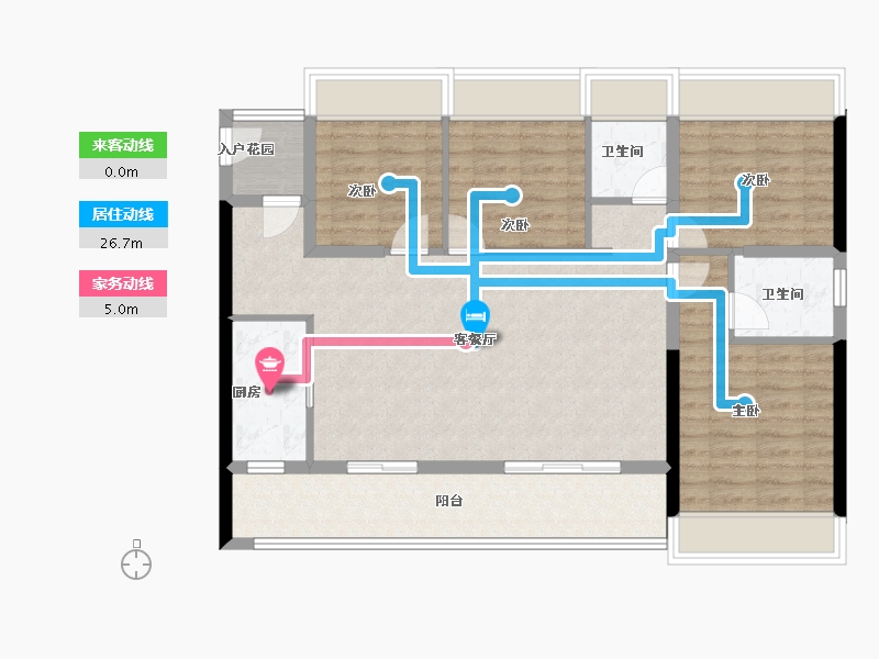 广东省-广州市-合生湖山国际-96.00-户型库-动静线