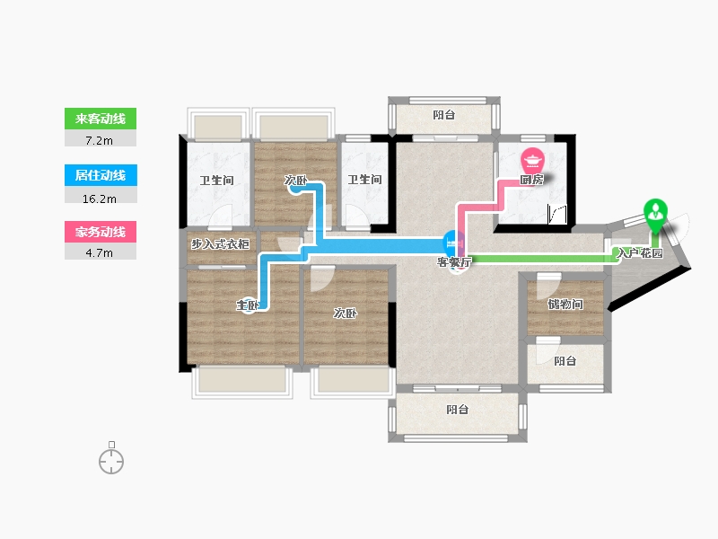 广东省-佛山市-中建壹品鄂旅投东湖学府-100.01-户型库-动静线