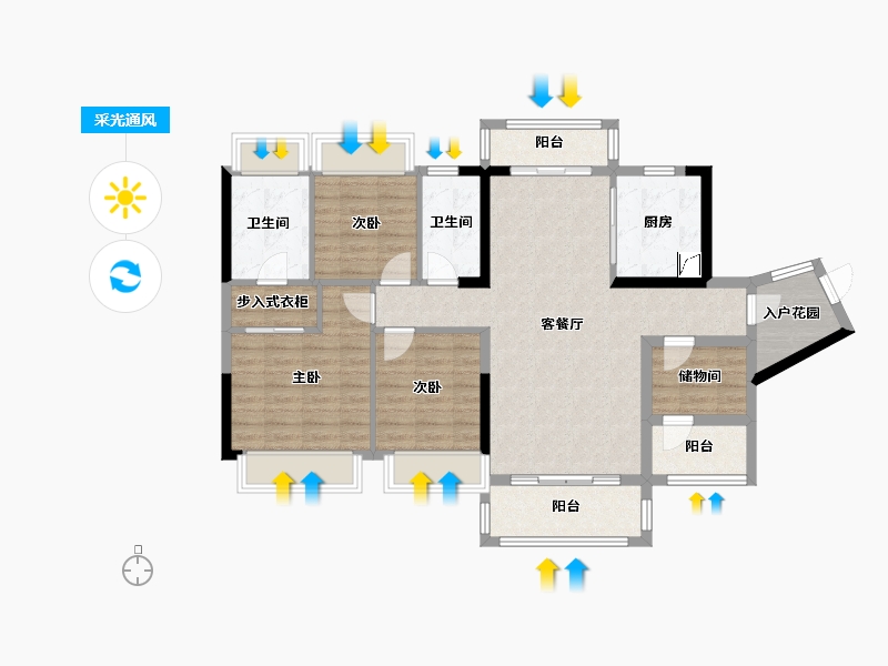 广东省-佛山市-中建壹品鄂旅投东湖学府-100.01-户型库-采光通风