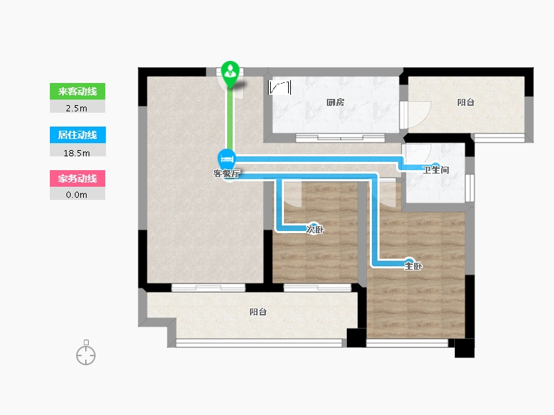 四川省-成都市-天府菁萃里-69.80-户型库-动静线