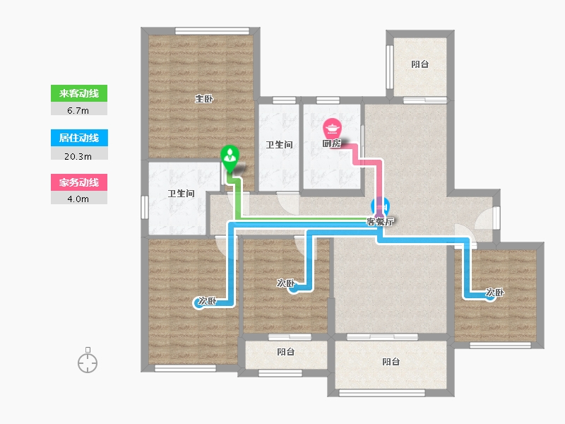 广西壮族自治区-百色市-万城国际-117.00-户型库-动静线