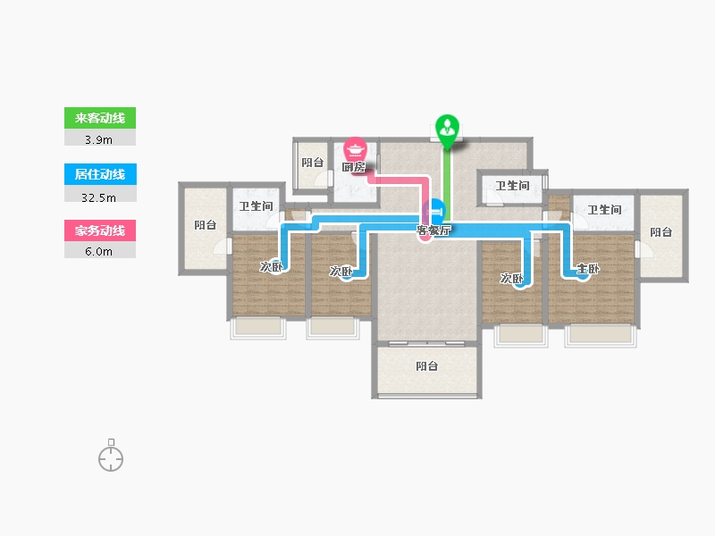 广西壮族自治区-南宁市-盛科城-152.34-户型库-动静线