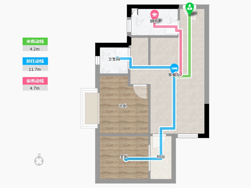 广西壮族自治区-南宁市-荣和公园里-47.95-户型库-动静线