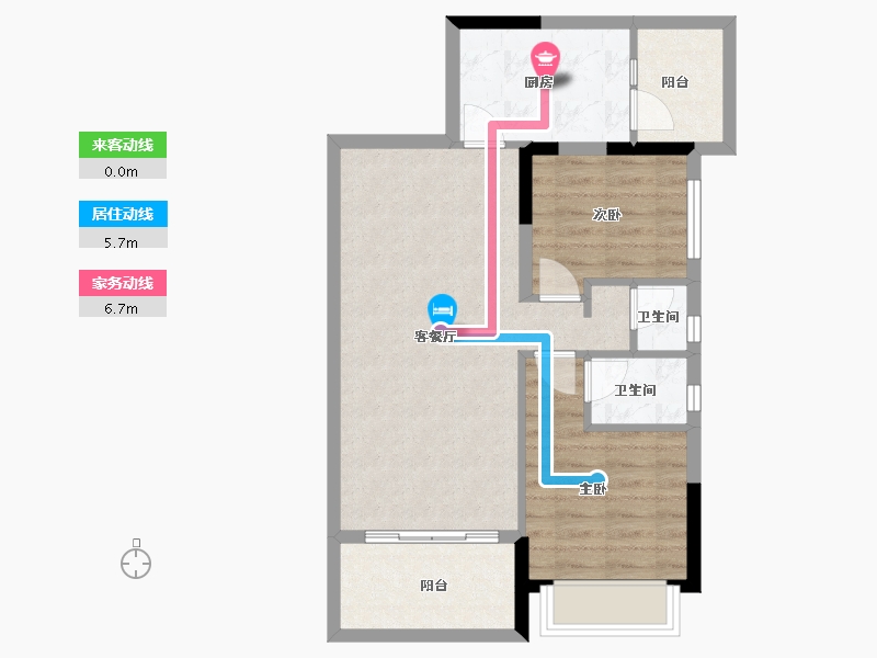 广西壮族自治区-南宁市-振宁星光广场-66.94-户型库-动静线