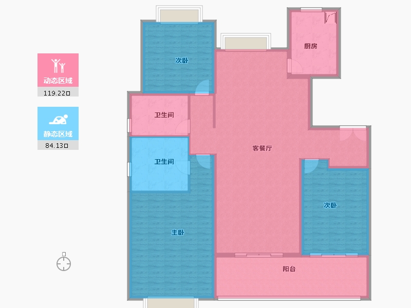 江苏省-南京市-星叶瑜憬尚府-187.00-户型库-动静分区