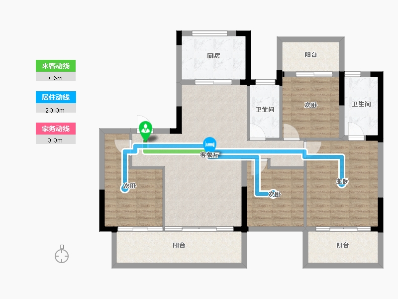 广西壮族自治区-南宁市-建发五象印月-111.34-户型库-动静线