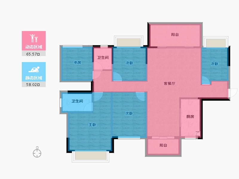 广西壮族自治区-南宁市-振业启航城-112.26-户型库-动静分区