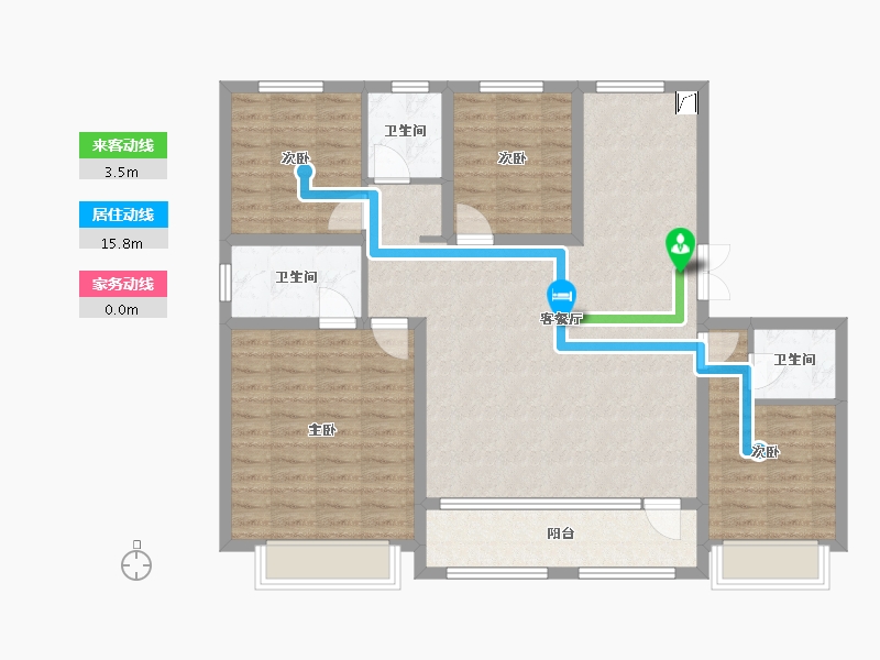 山东省-潍坊市-恒信·大都会-120.00-户型库-动静线