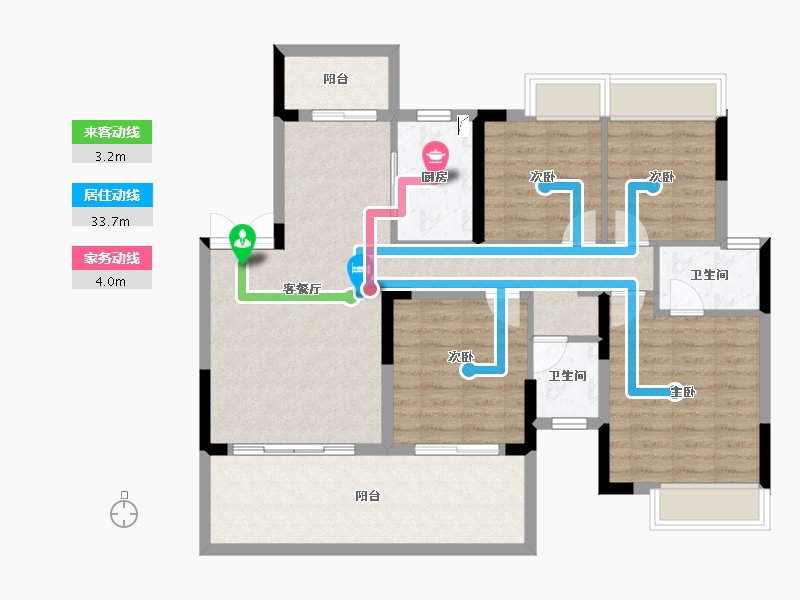 广西壮族自治区-南宁市-中建邕和府-103.15-户型库-动静线