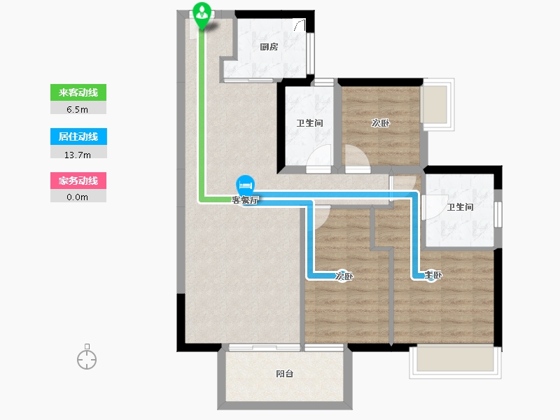 广西壮族自治区-南宁市-中国铁建安吉山语城-79.87-户型库-动静线