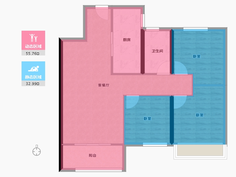 甘肃省-兰州市-兰州绿地全球贸易港-80.00-户型库-动静分区