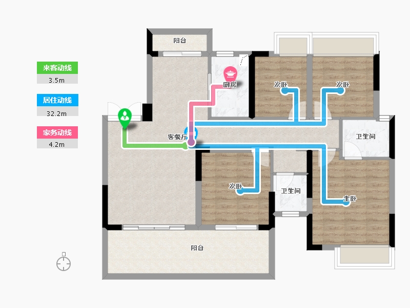 广西壮族自治区-南宁市-中建邕和府-102.38-户型库-动静线