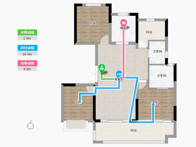 安徽省-合肥市-融侨天越-95.21-户型库-动静线