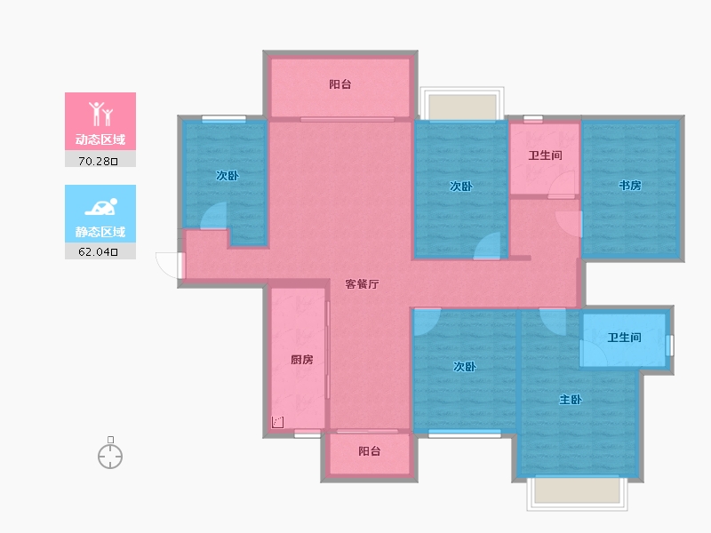 广西壮族自治区-南宁市-振业启航城-120.14-户型库-动静分区