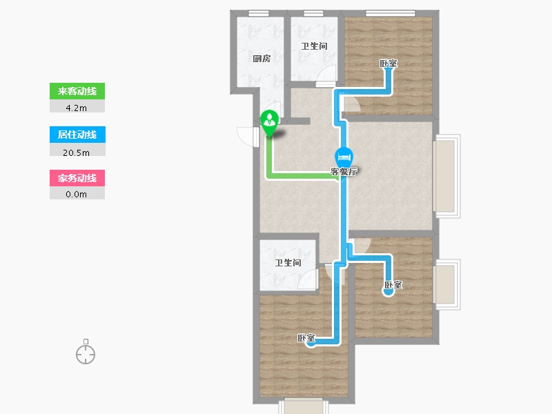 山西省-太原市-青年城未来御-89.92-户型库-动静线