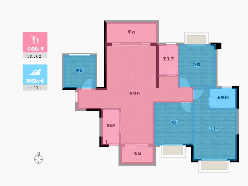 广西壮族自治区-南宁市-建工城-97.63-户型库-动静分区