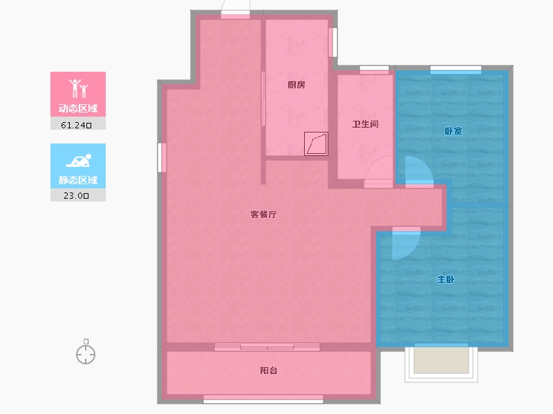 山西省-太原市-太原绿地新里城-75.20-户型库-动静分区