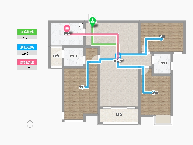 河南省-驻马店市-盛世名门-100.00-户型库-动静线