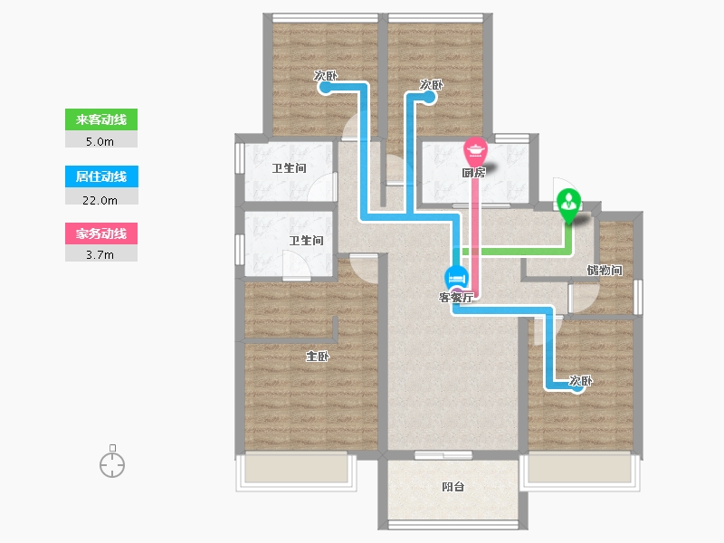 安徽省-合肥市-保利海上明悦-99.27-户型库-动静线