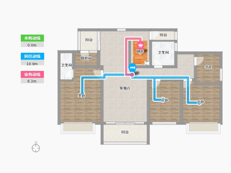 广西壮族自治区-南宁市-建工城-105.59-户型库-动静线