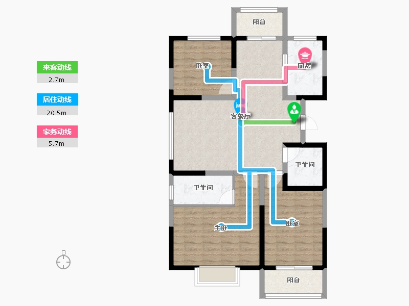 山西省-太原市-融超悦府-92.91-户型库-动静线