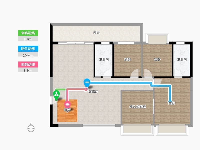 广西壮族自治区-南宁市-御珑府-114.79-户型库-动静线