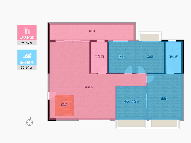 广西壮族自治区-南宁市-御珑府-114.79-户型库-动静分区