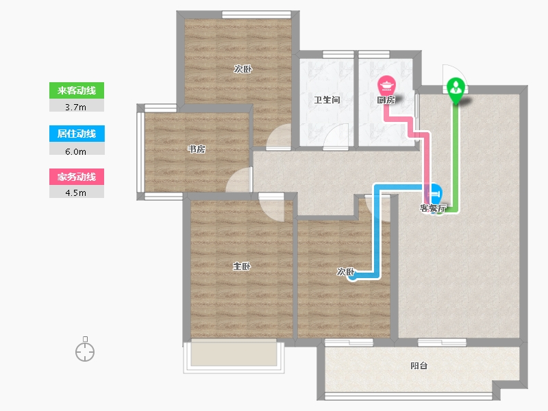 安徽省-合肥市-保利海上明悦-98.00-户型库-动静线